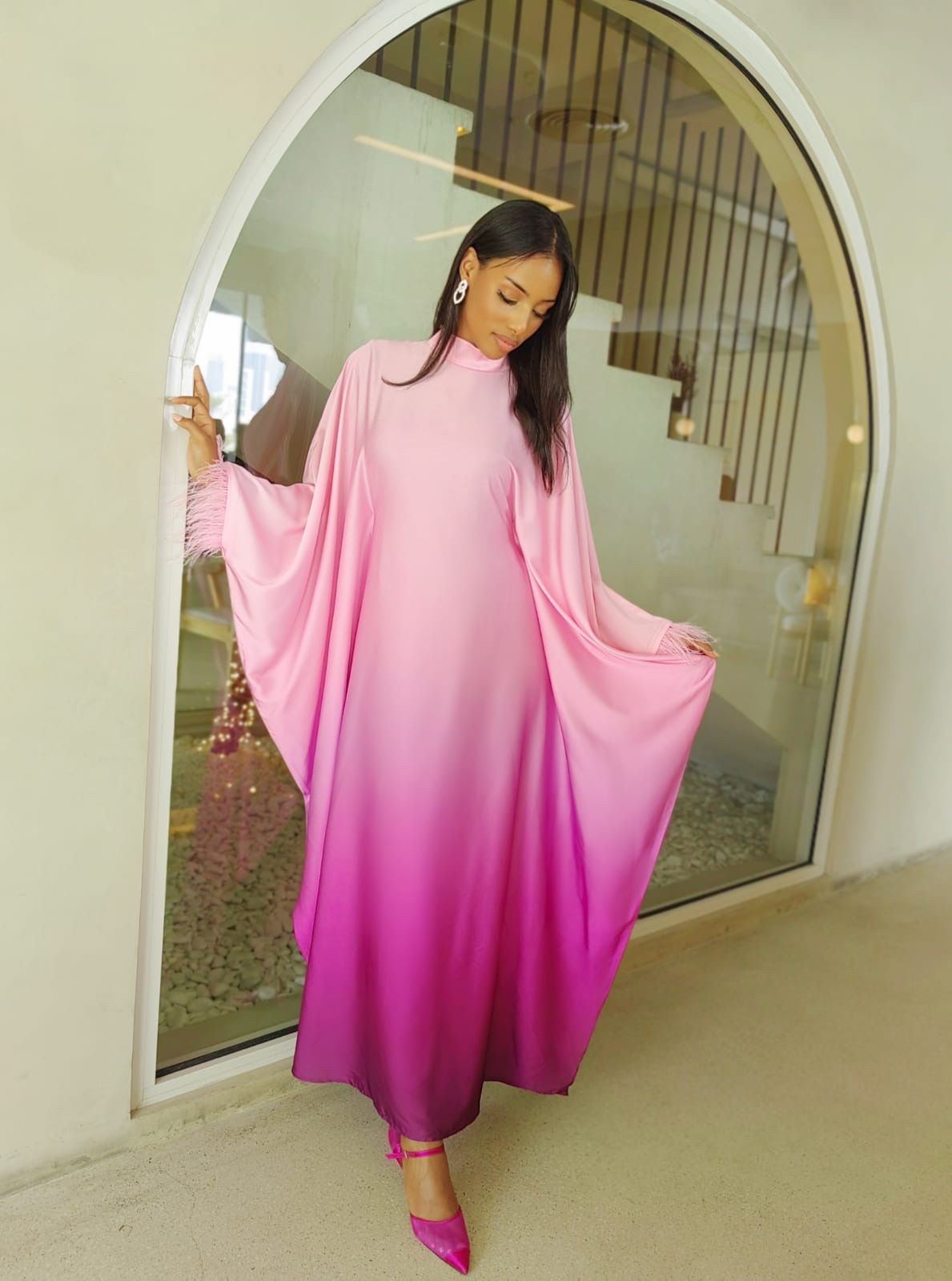 Cherry Blossom Kaftan